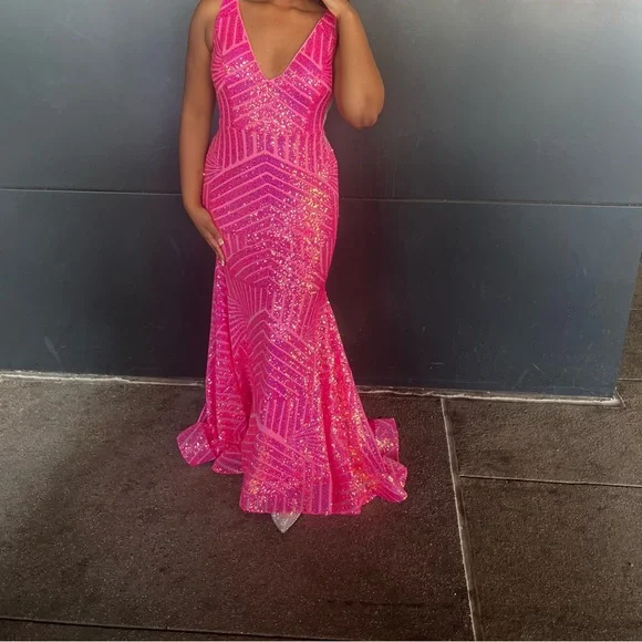 Dresses | Barbie Pink Prom Dress | Poshmark